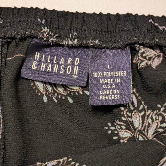 Hillard & Hanson 90s Vintage whimsigoth floral black skirt - Picture 5 of 6